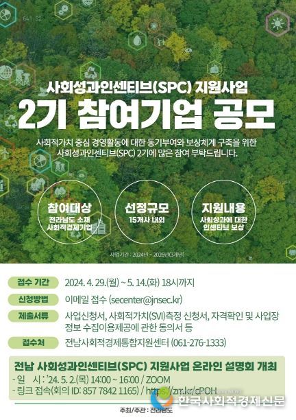 사회성과인센티브 지원사업 홍보물