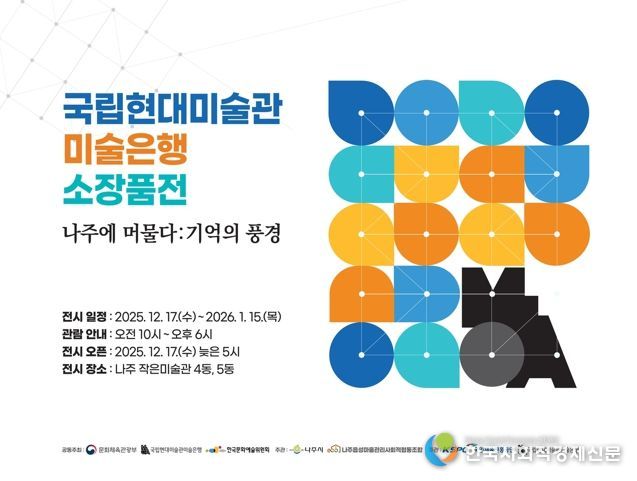 나주 작은미술관 ‘국립현대미술관 미술은행 소장품 특별전’ 포스터.